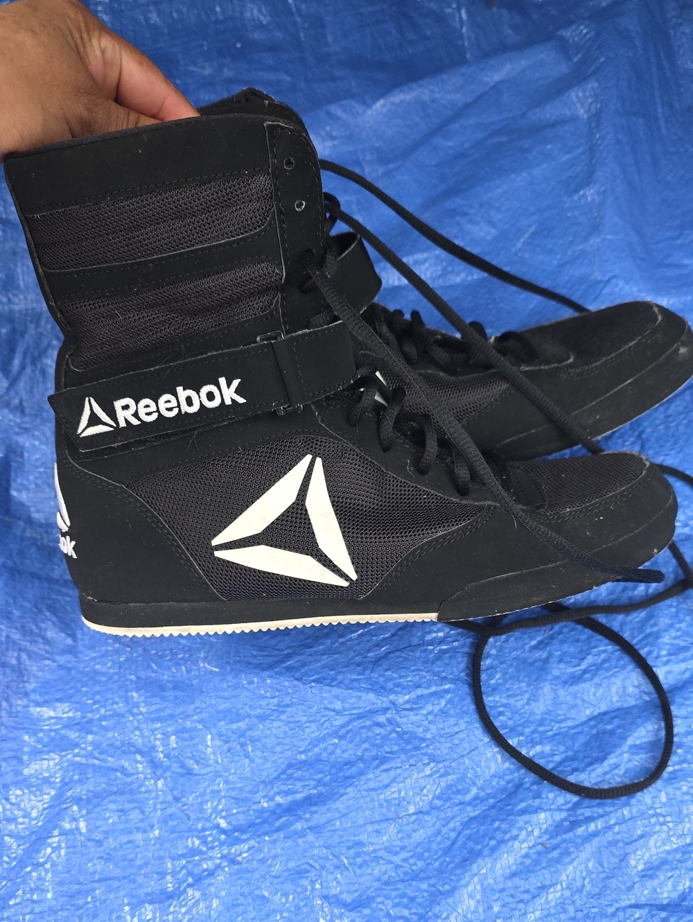 Reebok Men's High-Top Boxing/Training Shoes - Black
